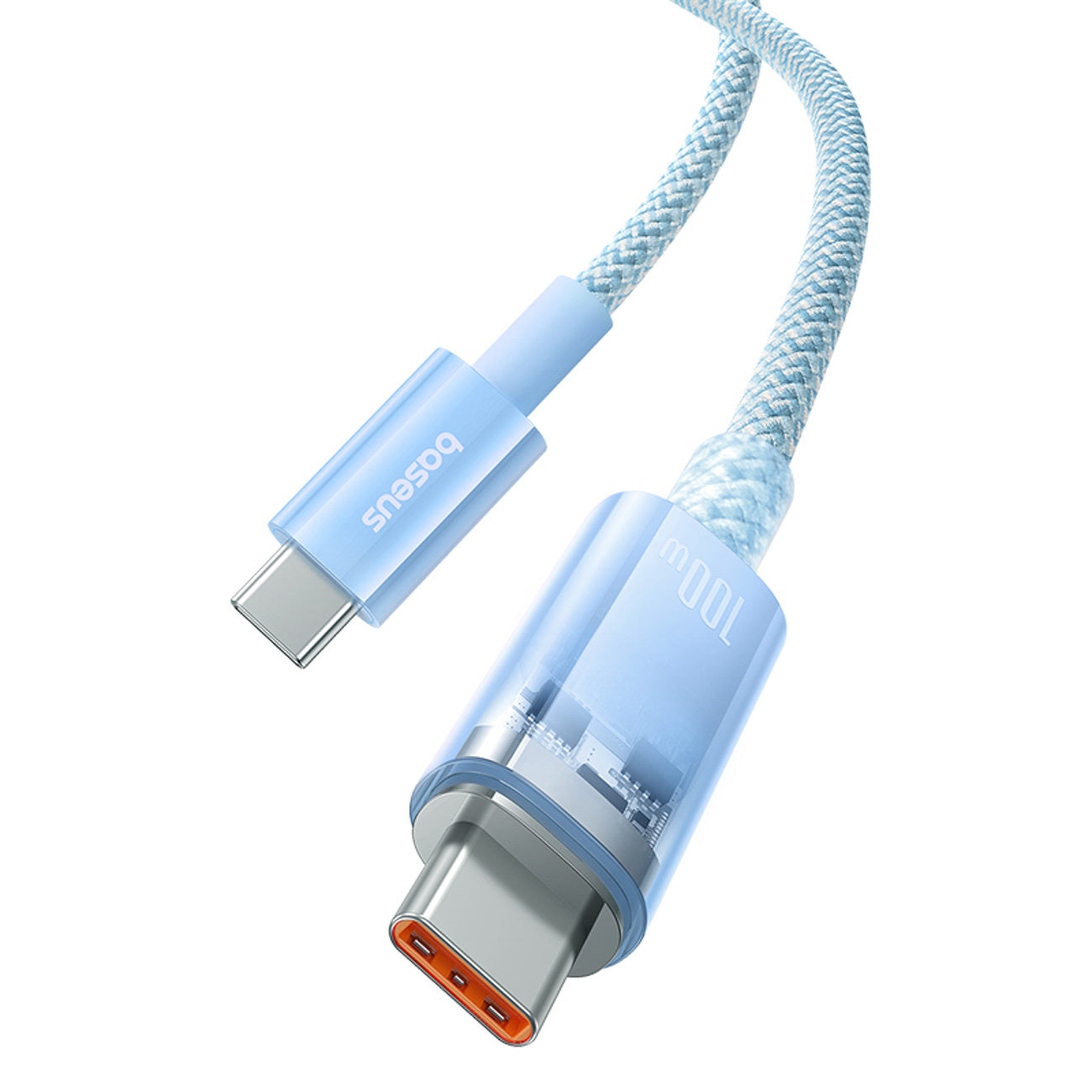 Baseus Explorer Kabel USB-C – USB-C z inteligentnym czujnikiem temperatury 100W 1m