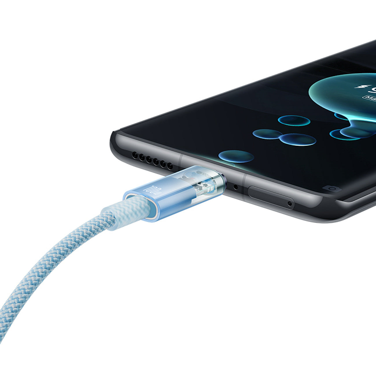 Baseus Explorer Kabel USB-C – USB-C z inteligentnym czujnikiem temperatury 100W 1m