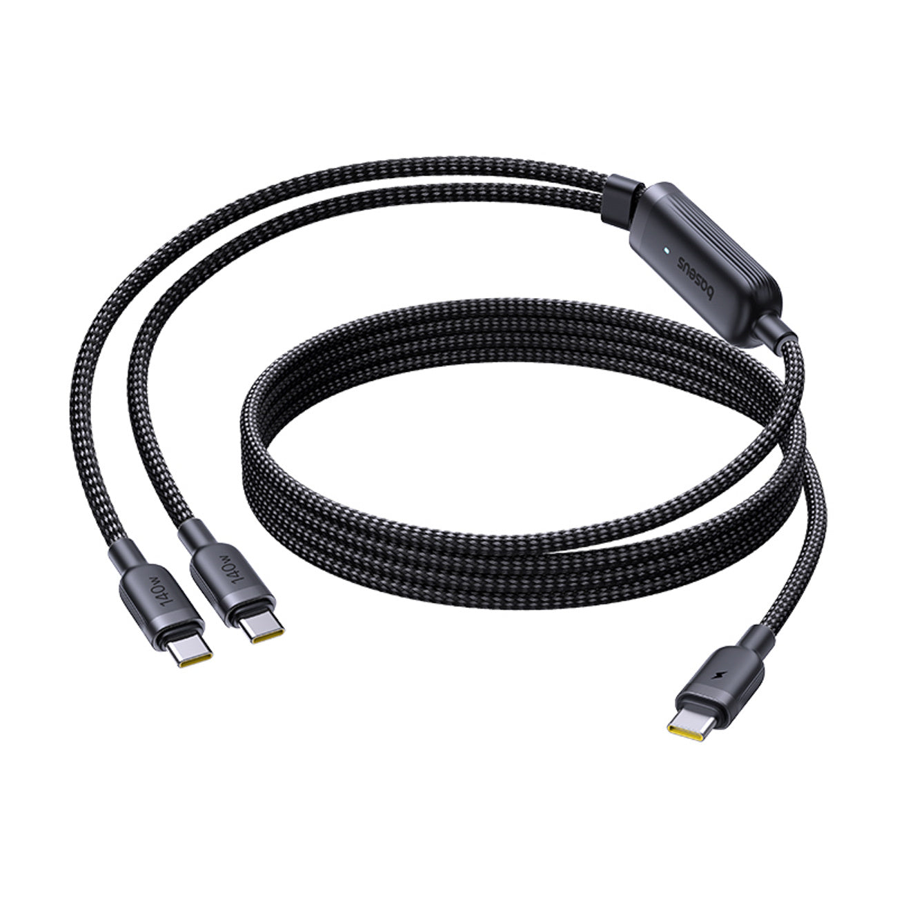 Kabel Baseus Flash 4 140W 2w1 USB-C do USB-C + USB-C 1.5 m