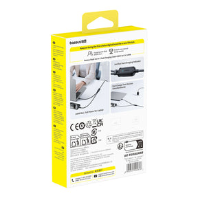 Kabel Baseus Flash 4 140W 2w1 USB-C do USB-C + USB-C 1.5 m