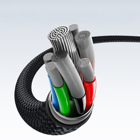 Baseus Flash Series 3 100W Kabel 3w1 USB-C - 3xUSB-C 1,5m