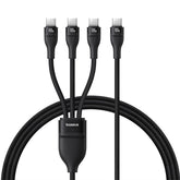 Kabel Baseus Flash Series 3 100W 3w1 USB-C - 3xUSB-C 1,5m