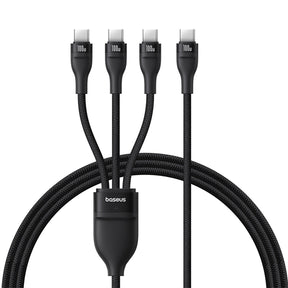 Kabel Baseus Flash Series 3 100W 3w1 USB-C - 3xUSB-C 1,5m