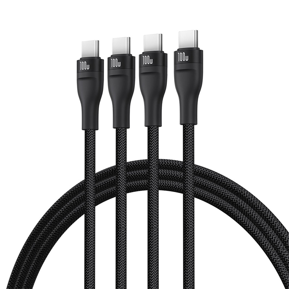 Baseus Flash Series 3 100W Kabel 3w1 USB-C - 3xUSB-C 1,5m