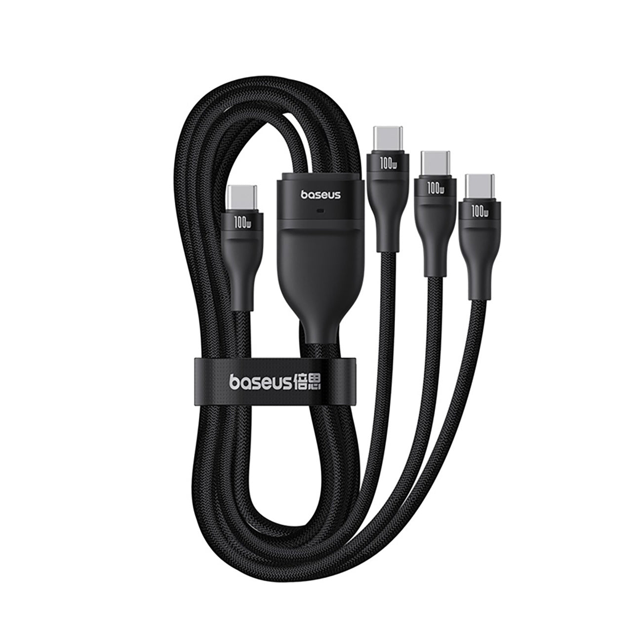 Baseus Flash Series 3 100W Kabel 3w1 USB-C - 3xUSB-C 1,5m