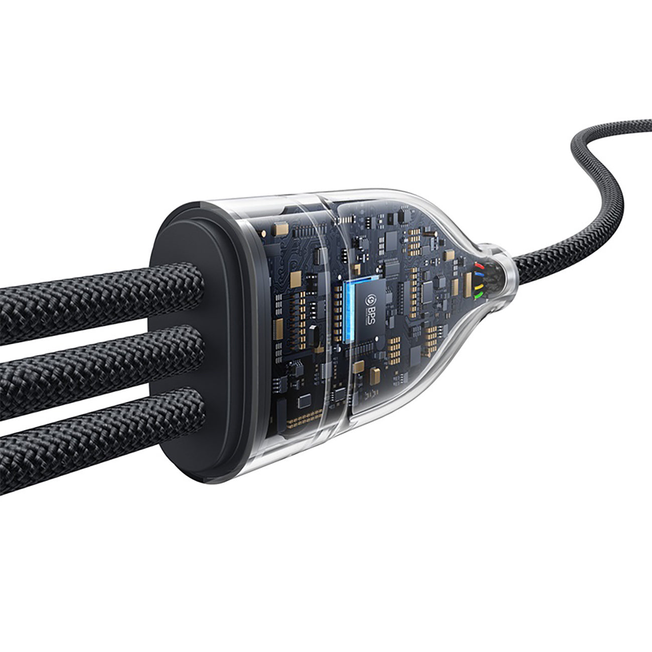 Baseus Flash Series 3 100W Kabel 3w1 USB-C - 3xUSB-C 1,5m