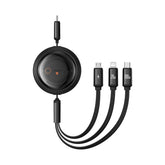 Baseus Free2Draw CB000084 Kabel zwijany USB-C / Lightning / micro USB 100W 1.1m