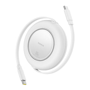 Baseus Free2Pull Mini Kabel zwijany USB-C - USB-C 100W 2m