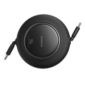 Baseus Free2Pull Mini Kabel zwijany USB-C - USB-C 100W 2m