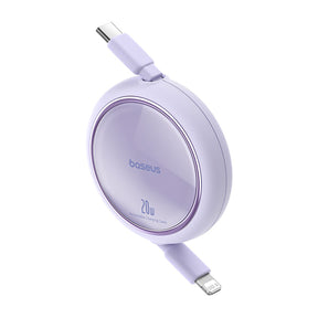 Baseus Free2Pull Kabel zwijany USB-C / Lightning 20W 1m