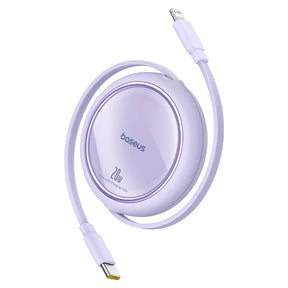 Baseus Free2Pull Kabel zwijany USB-C / Lightning 20W 1m