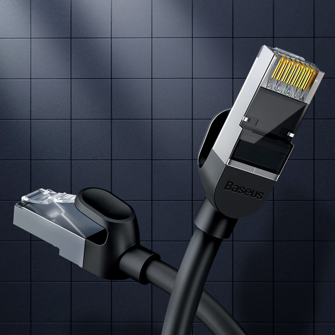 Baseus High Speed Kabel sieciowy płaski Ethernet CAT6 RJ45 1m