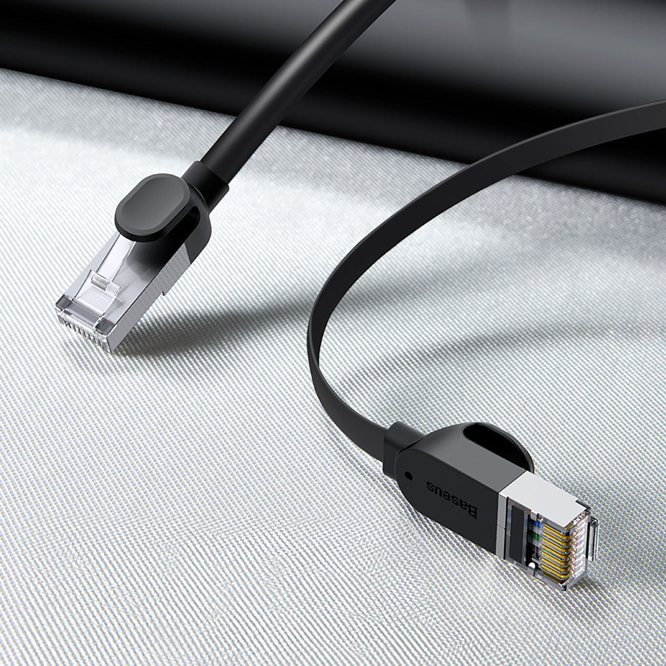 Baseus High Speed Kabel sieciowy płaski Ethernet CAT6 RJ45 1m