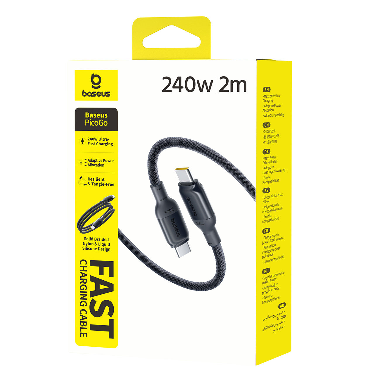 Baseus PicoGo 240W Kabel USB-C - USB-C 2m