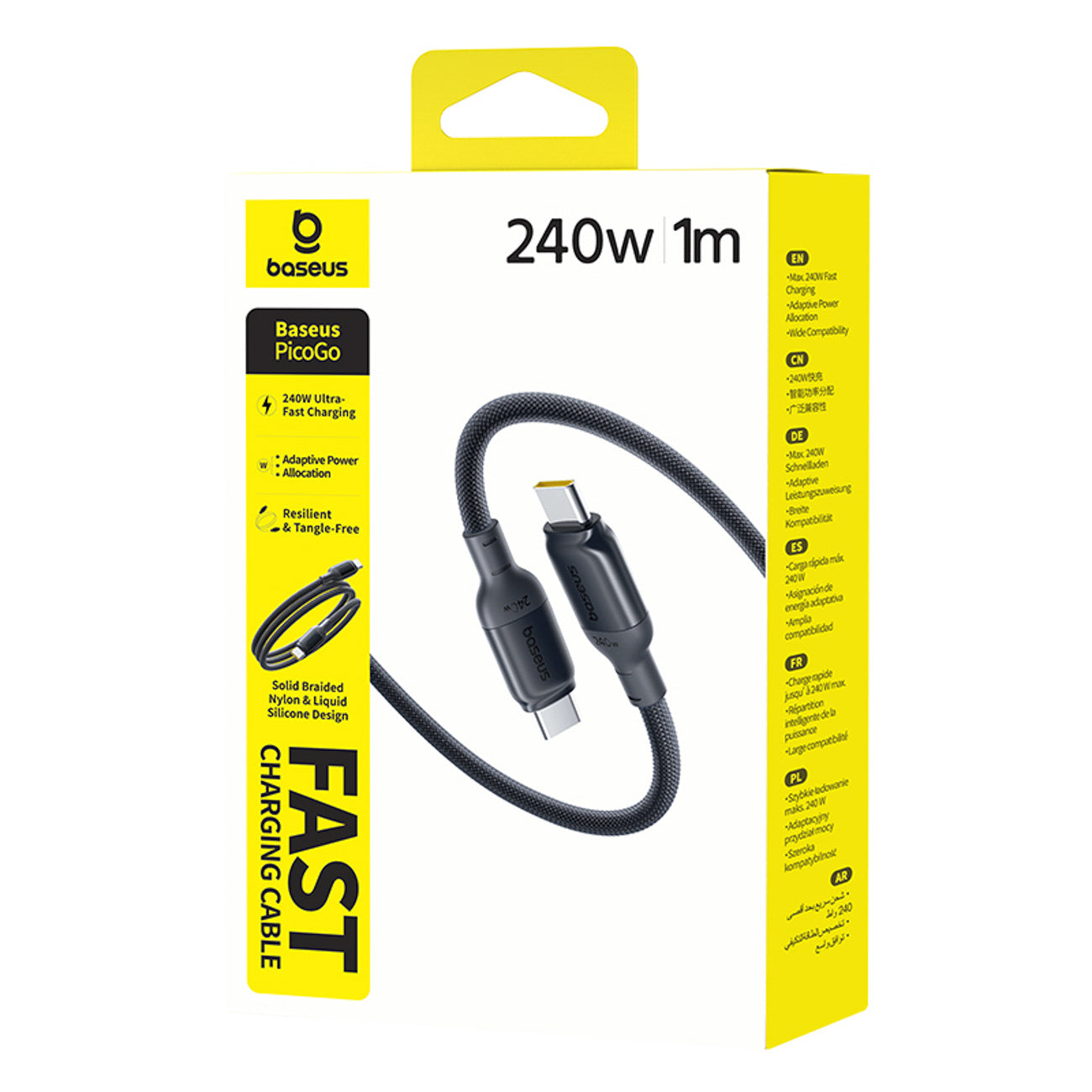 Baseus PicoGo Fast Charging 240W Kabel USB-C do USB-C 1m