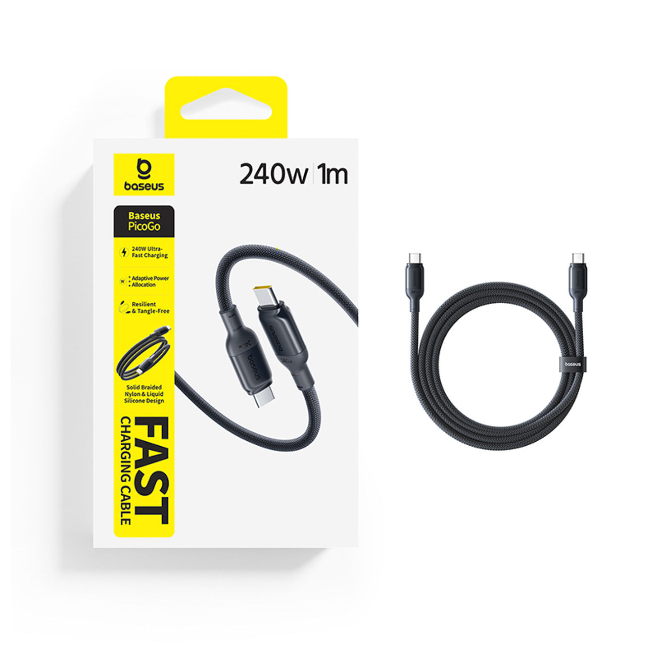 Baseus PicoGo Fast Charging 240W Kabel USB-C do USB-C 1m