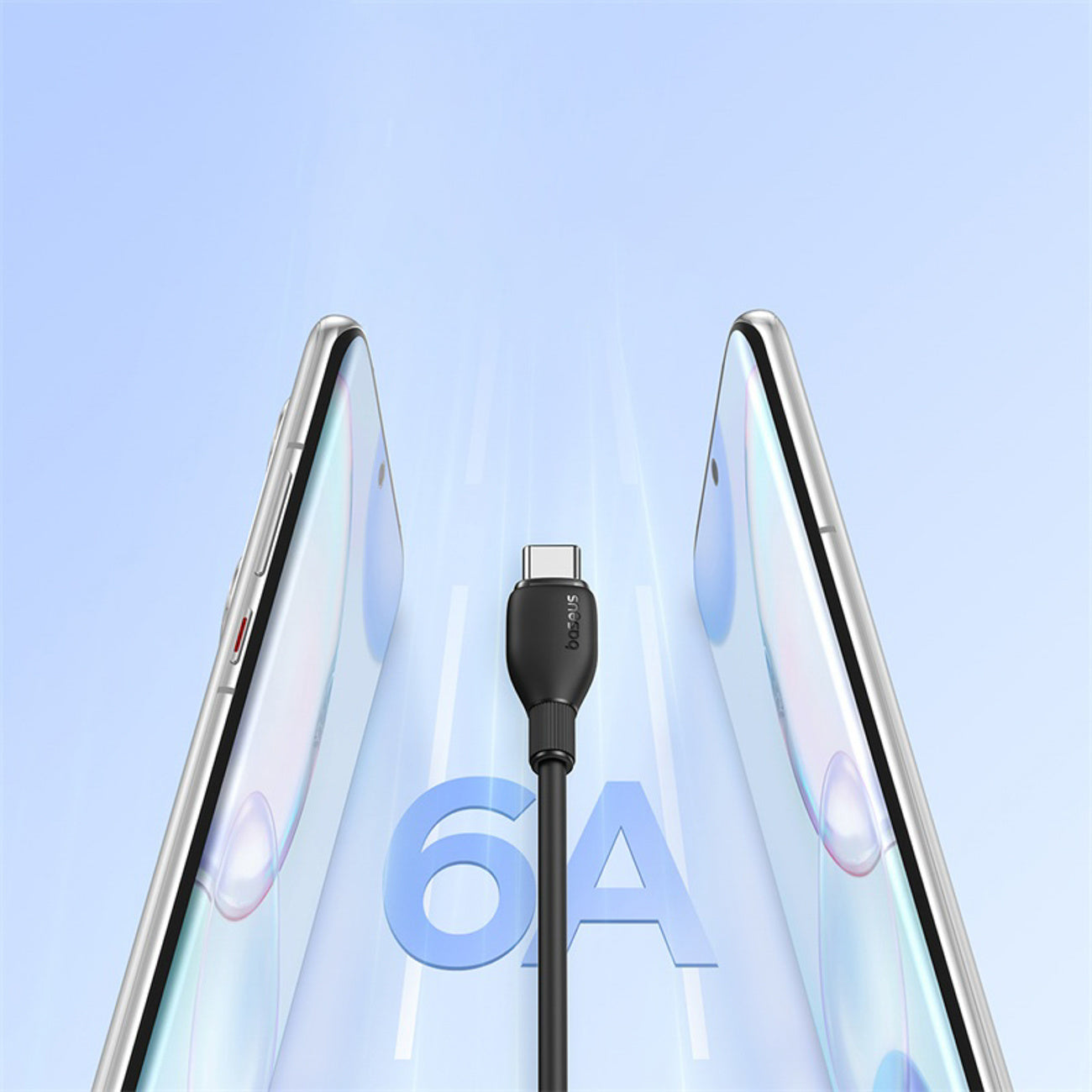 Baseus Pudding Series Kabel USB-A - USB-C 100W 2m
