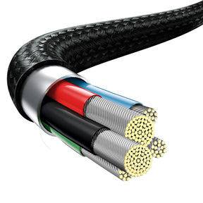 Kabel Baseus Rapid Series 3w1 USB-C - USB-C / Lightning / micro USB 20W PD 1.5m
