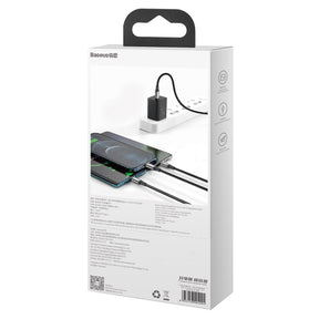 Kabel Baseus Rapid Series 3w1 USB-C - USB-C / Lightning / micro USB 20W PD 1.5m