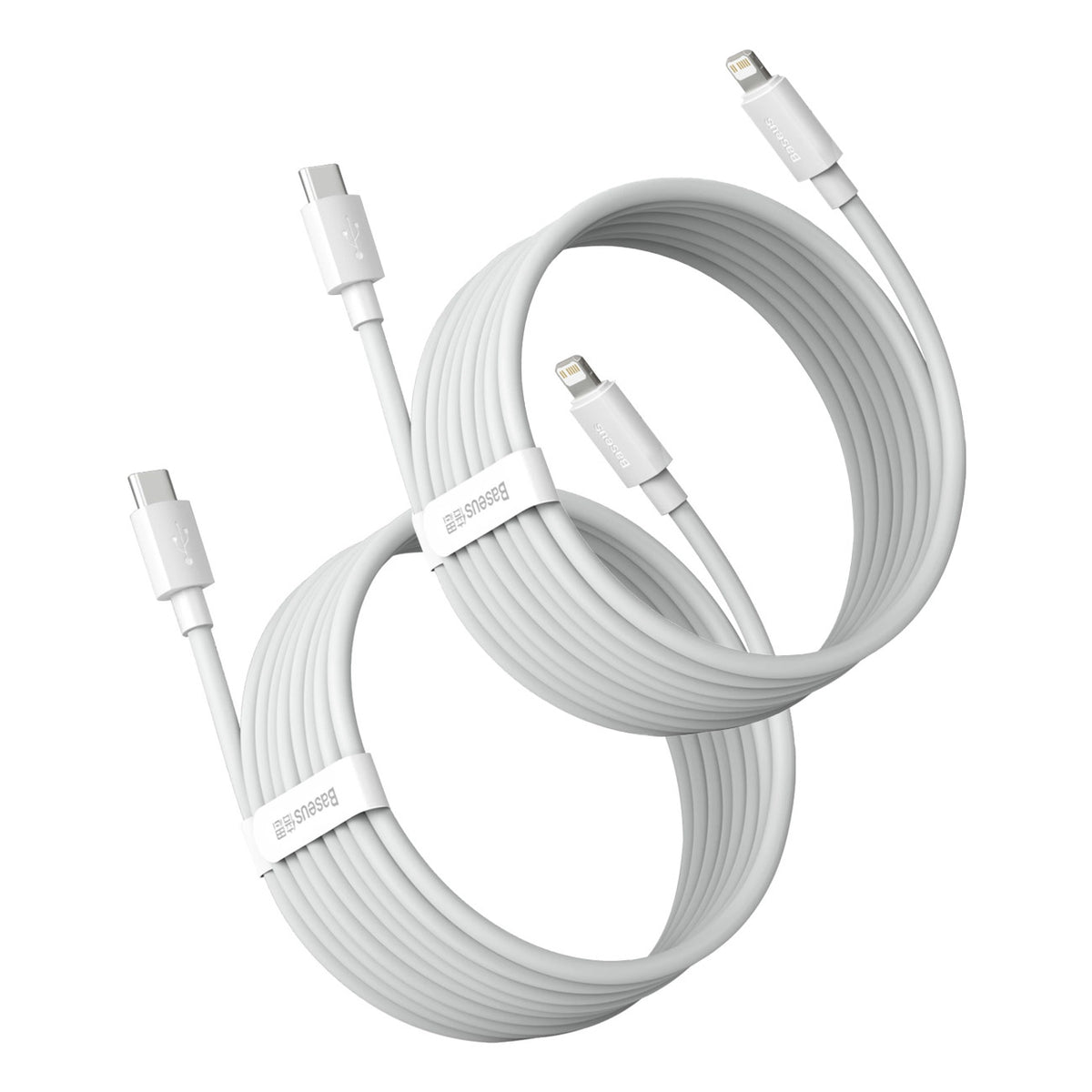 Baseus Simple Wisdom Kabel Lightning / USB-C 20W 1,5 m 2 szt.