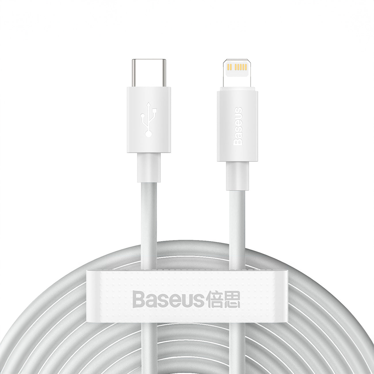 Baseus Simple Wisdom Kabel Lightning / USB-C 20W 1,5 m 2 szt.