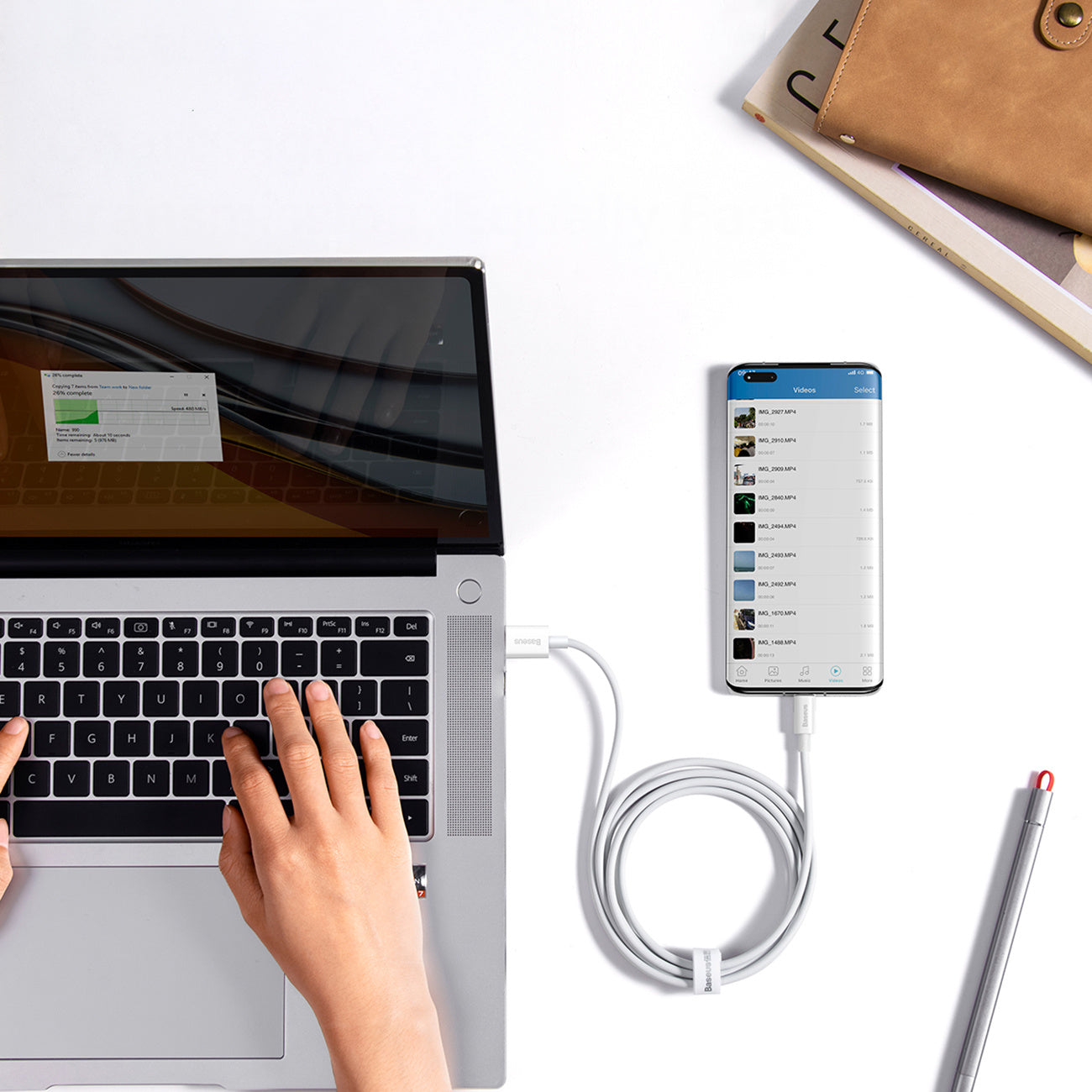 Baseus Superior Series Kabel USB-A - USB-C 100W 2m