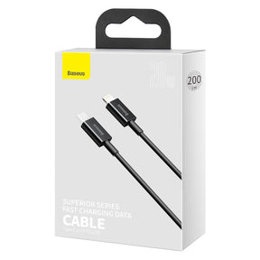 Baseus Superior Series Kabel USB-C – Lightning Power Delivery 2m