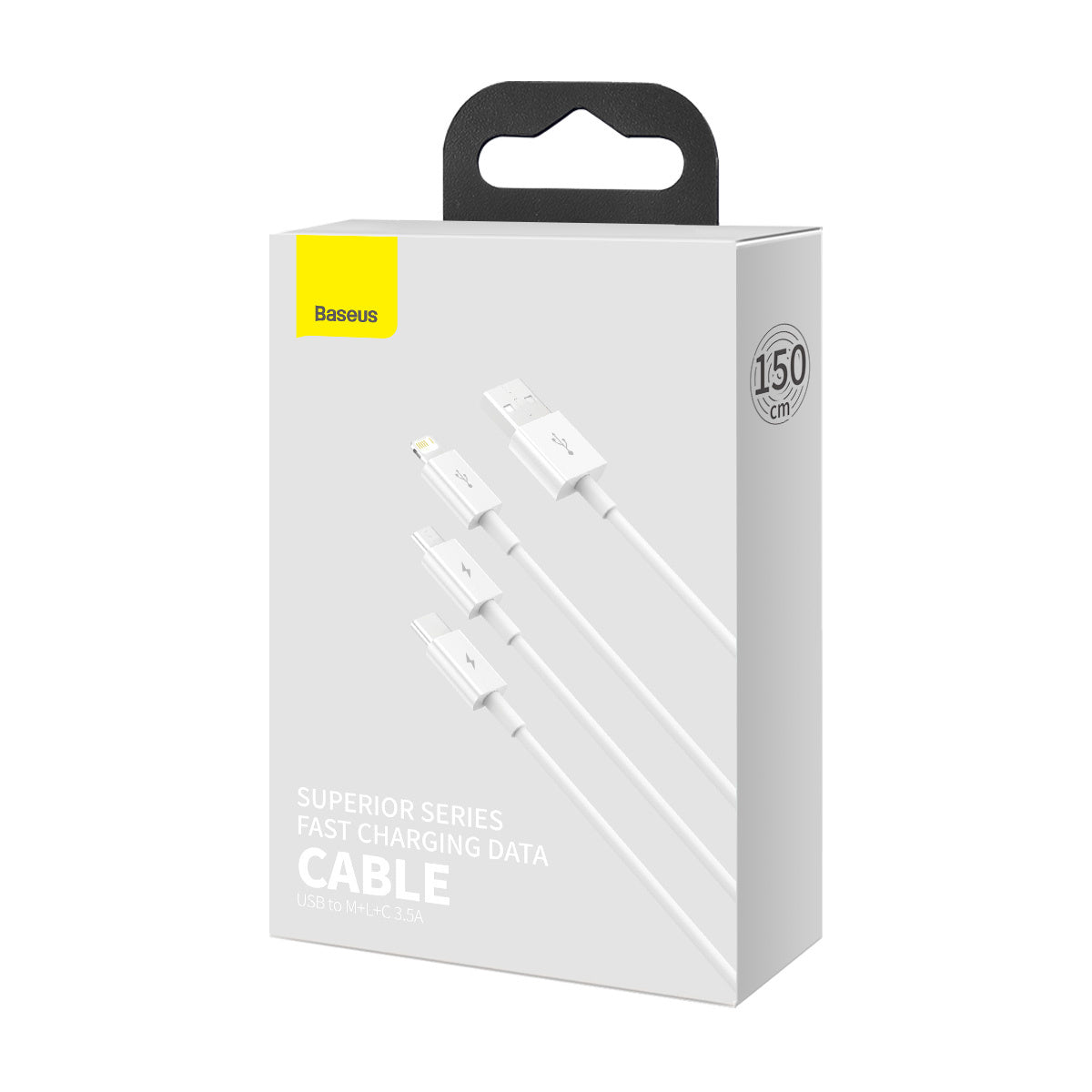 Baseus Superior Series Kabel USB-A - USB-C / Lightning / micro USB 3.5A 0.5m