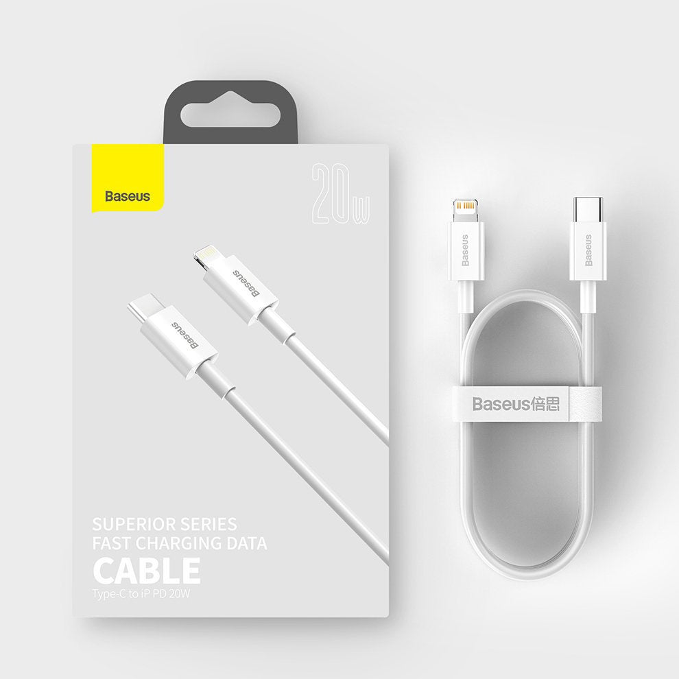 Kabel Baseus Superior Series USB-C / Lightning PD 20W 1 m