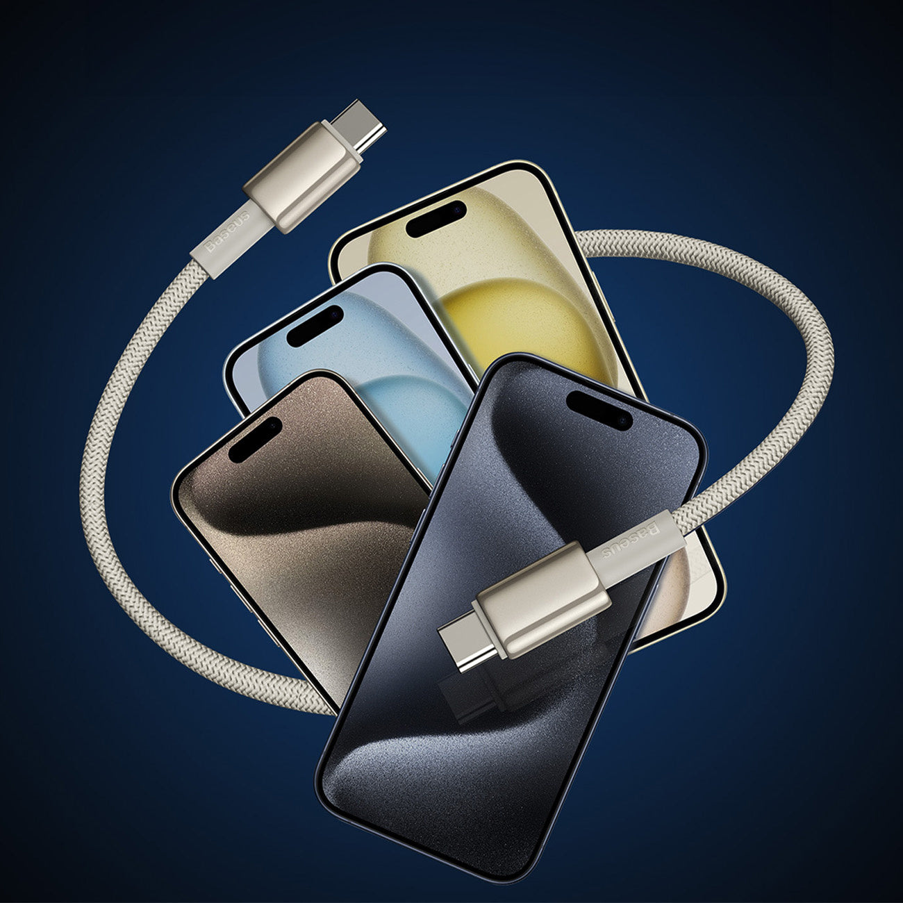 Baseus Tungsten Gold Kabel USB-C / USB-C 100W 1m