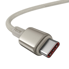 Kabel Baseus Tungsten Gold USB-C / USB-C 100W 2m