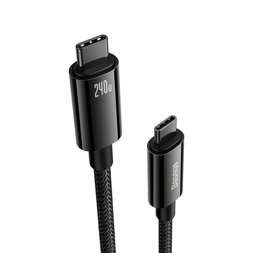Baseus Tungsten Gold Kabel USB-C – USB-C 480 Mb/s 240 W 3 m