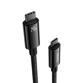 Baseus Tungsten Gold Kabel USB-C – USB-C 480 Mb/s 240 W 3 m