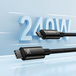 Baseus Tungsten Gold Kabel USB-C – USB-C 480 Mb/s 240 W 3 m