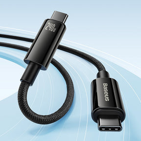 Baseus Tungsten Gold Kabel USB-C – USB-C 480 Mb/s 240 W 3 m