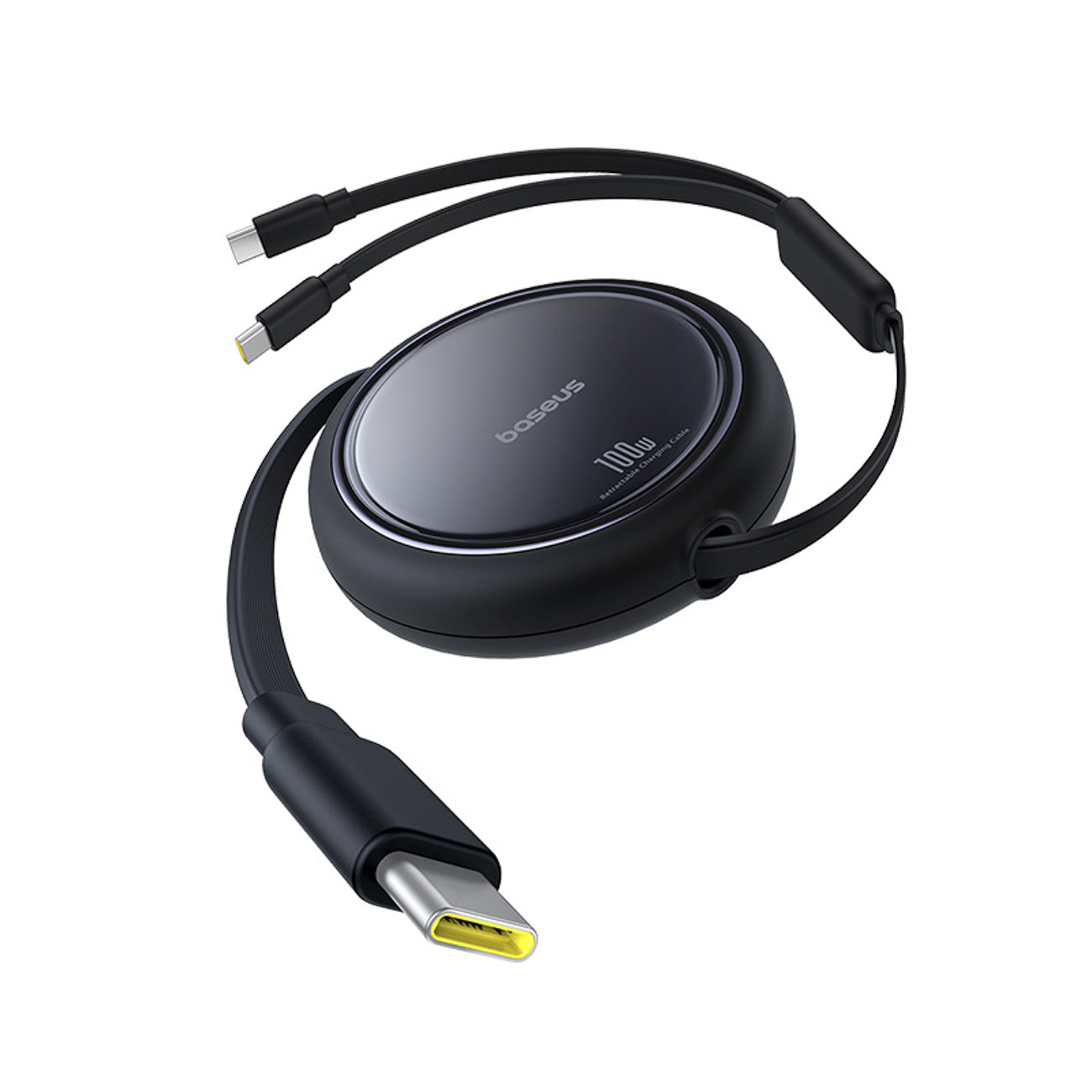 Baseus Bright Mirror Series Kabel zwijany USB-C - 2 x USB-C 100W 1m