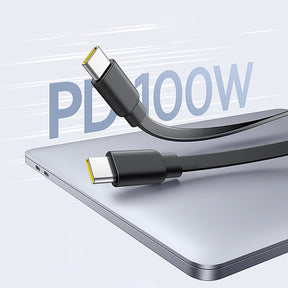 Baseus Free2Pull Mini Kabel zwijany 100W 3w1 USB-C - 2xUSB-C 1.2m