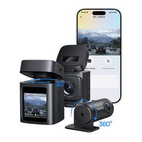 Baseus PrimeTrip VD1 Kamera samochodowa wideorejestrator 2K+1080p