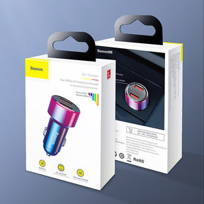 Ładowarka Baseus Magic Series PPS CCMLC20C-01 samochodowa 45W USB-C PD / USB-A QC
