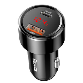 Ładowarka Baseus Magic Series PPS CCMLC20C-01 samochodowa 45W USB-C PD / USB-A QC