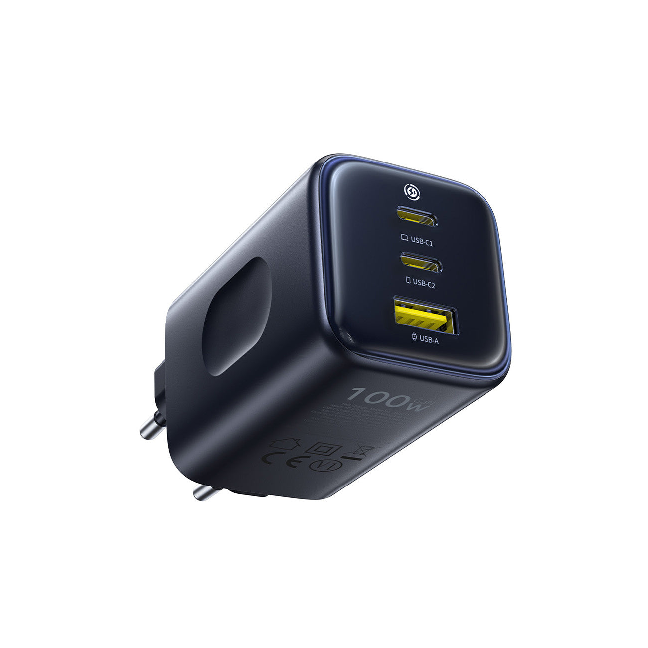 Ładowarka Baseus PicoGo AE11 100W 2xUSB-C 1xUSB-A - czarna