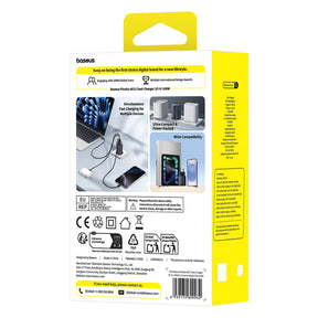 Ładowarka Baseus PicoGo AE11 100W 2xUSB-C 1xUSB-A - czarna