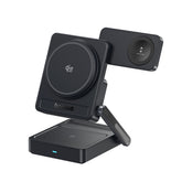 Baseus PicoGo AF21 Ładowarka bezprzewodowa 3w1 Qi2.2 35W z zasilaczem EU 45W i kablem USB-C 1m