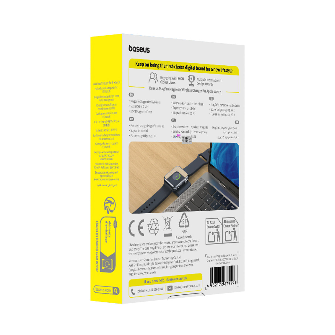 Baseus MagPro Ładowarka indukcyjna magnetyczna 2.5W do Apple Watch