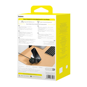 Baseus MagPro 3w1 25W Ładowarka indukcyjna kompatybilna z MagSafe do telefonu i smartwatcha