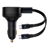 Baseus Enjoyment Ładowarka samochodowa 2w1 33W 2x USB-C
