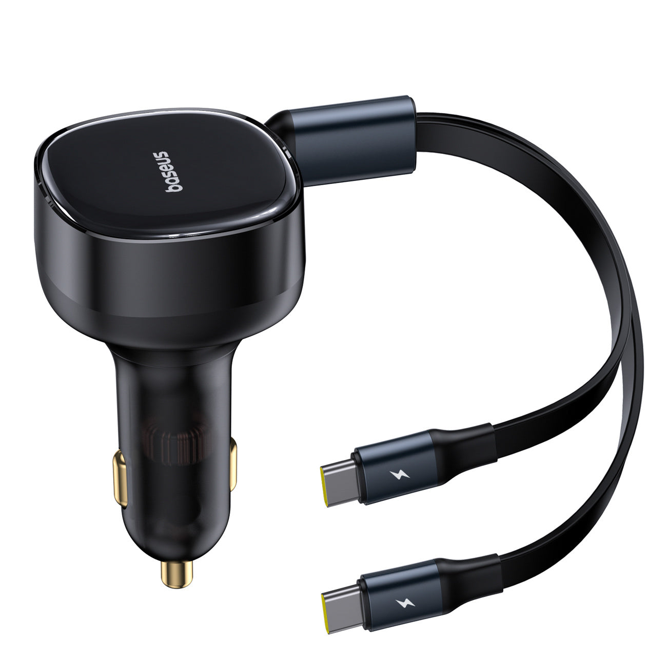 Baseus Enjoyment Ładowarka samochodowa 2x USB-C 33W 2w1