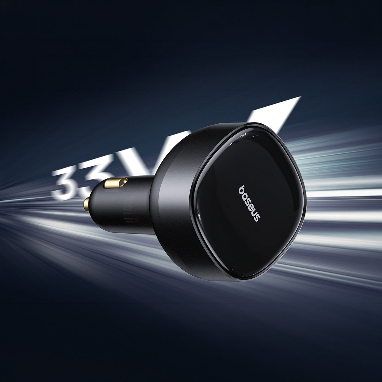 Baseus Enjoyment Ładowarka samochodowa 2x USB-C 33W 2w1