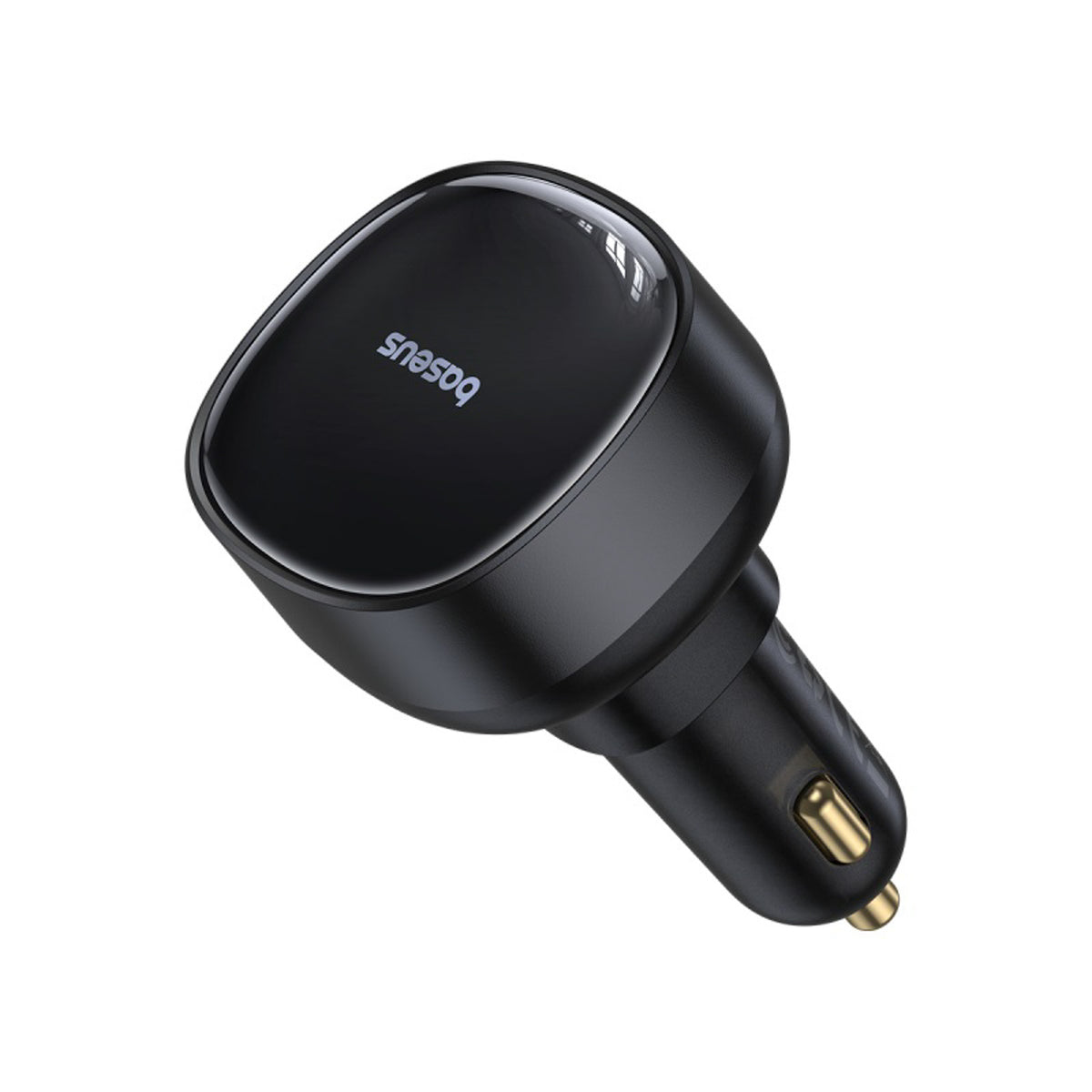 Ładowarka samochodowa Baseus Enjoyment Pro 55W USB-A ze zwijanym kablem Lightning - czarna