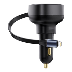 Baseus Enjoyment Pro Ładowarka samochodowa USB-C / Lightning 60W